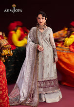 Load image into Gallery viewer, Buy Asim Jofa | Makhmal exclusive chiffon Net collection of ASIM JOFA WEDDING COLLECTION 2024 from our website. We have various PAKISTANI DRESSES ONLINE IN UK, ASIM JOFA CHIFFON COLLECTION 2024. Get your unstitched or customized PAKISATNI BOUTIQUE IN UK, USA, from Lebaasonline at SALE!