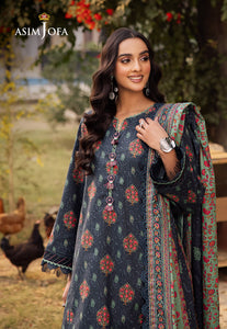 Asim Jofa Printed Lawn '25 | AJUUB-17