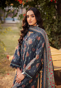 Asim Jofa Printed Lawn '25 | AJUUB-17