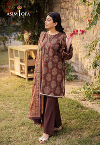 Asim Jofa Printed Lawn '25 | AJUUB-23