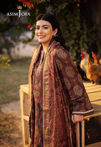 Asim Jofa Printed Lawn '25 | AJUUB-23