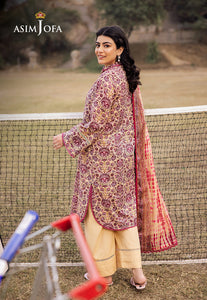 Asim Jofa Printed Lawn '25 | AJUUB-21