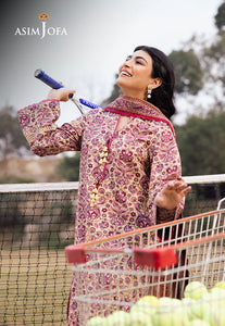 Asim Jofa Printed Lawn '25 | AJUUB-21