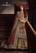 Load image into Gallery viewer, Buy ASIM JOFA LIMITED EDITION | AJKB 01 exclusive chiffon Net collection of ASIM JOFA WEDDING COLLECTION 2024 from our website. We have various PAKISTANI DRESSES ONLINE IN UK, ASIM JOFA CHIFFON COLLECTION 2024. Get your unstitched or customized PAKISATNI BOUTIQUE IN UK, USA, from Lebaasonline at SALE!