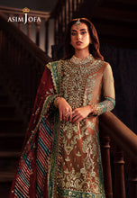 Load image into Gallery viewer, Buy ASIM JOFA LIMITED EDITION | AJKB 01 exclusive chiffon Net collection of ASIM JOFA WEDDING COLLECTION 2024 from our website. We have various PAKISTANI DRESSES ONLINE IN UK, ASIM JOFA CHIFFON COLLECTION 2024. Get your unstitched or customized PAKISATNI BOUTIQUE IN UK, USA, from Lebaasonline at SALE!