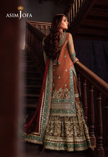 Load image into Gallery viewer, Buy ASIM JOFA LIMITED EDITION | AJKB 01 exclusive chiffon Net collection of ASIM JOFA WEDDING COLLECTION 2024 from our website. We have various PAKISTANI DRESSES ONLINE IN UK, ASIM JOFA CHIFFON COLLECTION 2024. Get your unstitched or customized PAKISATNI BOUTIQUE IN UK, USA, from Lebaasonline at SALE!