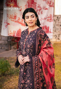 Asim Jofa Printed Lawn '25 | AJUUB-18