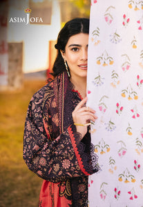 Asim Jofa Printed Lawn '25 | AJUUB-18