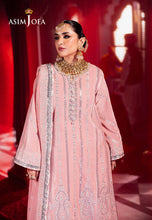 Load image into Gallery viewer, Buy Asim Jofa | Makhmal exclusive chiffon Net collection of ASIM JOFA WEDDING COLLECTION 2024 from our website. We have various PAKISTANI DRESSES ONLINE IN UK, ASIM JOFA CHIFFON COLLECTION 2024. Get your unstitched or customized PAKISATNI BOUTIQUE IN UK, USA, from Lebaasonline at SALE!