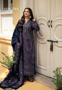 Asim Jofa | Pashmina | Embroidered Twill |AJKI-05