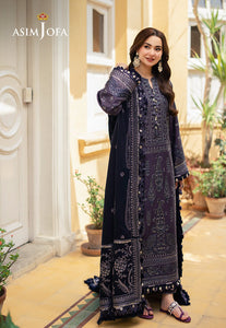 Asim Jofa | Pashmina | Embroidered Twill |AJKI-05