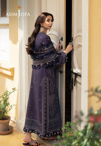 Asim Jofa | Pashmina | Embroidered Twill |AJKI-05