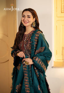 Asim Jofa | Pashmina | Embroidered Twill | AJKI-06