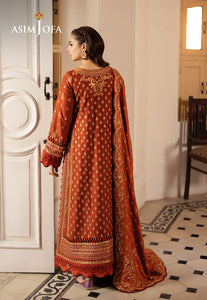 Asim Jofa | Pashmina | Embroidered Twill |AJKI-07