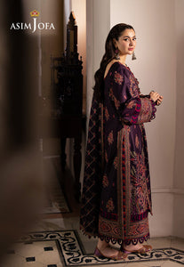 Asim Jofa | Pashmina | Embroidered Twill |AJKI-02