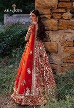 Load image into Gallery viewer, Buy ASIM JOFA LIMITED EDITION | AJKB 11 exclusive chiffon Net collection of ASIM JOFA WEDDING COLLECTION 2024 from our website. We have various PAKISTANI DRESSES ONLINE IN UK, ASIM JOFA CHIFFON COLLECTION 2024. Get your unstitched or customized PAKISATNI BOUTIQUE IN UK, USA, from Lebaasonline at SALE!