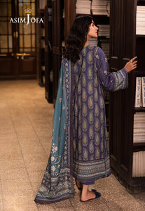 Asim Jofa Printed Lawn '25 | AJUUB-36