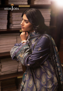 Asim Jofa Printed Lawn '25 | AJUUB-36