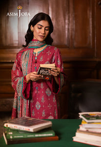 Asim Jofa Printed Lawn '25 | AJUUB-38