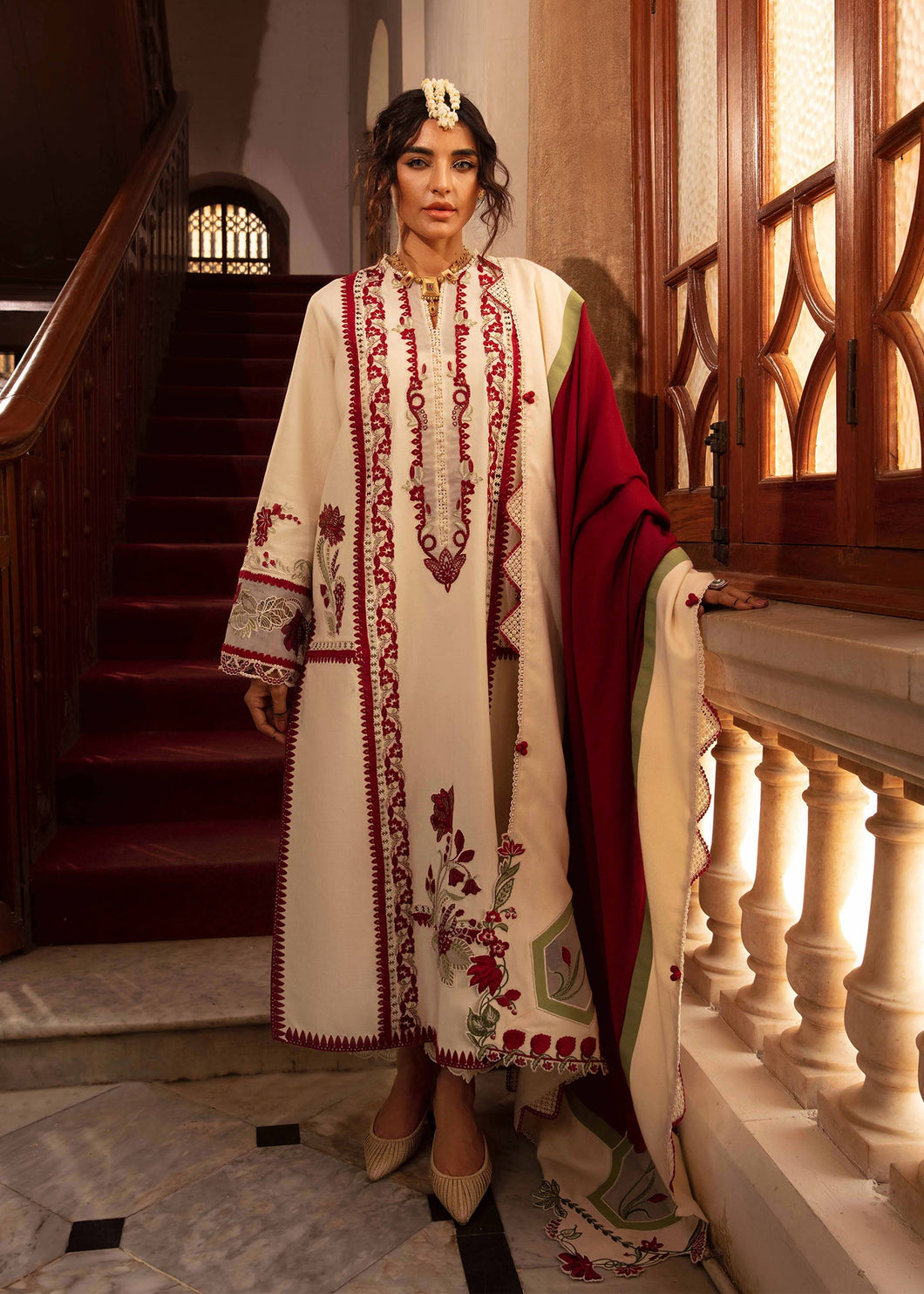 Buy Crimson Winter Collection '24  for Eid dress from our official website We are the no. 1 stockists in the world for Crimson Luxury, Maria B Ready to wear. All Pakistani dresses customization and Ready to Wear dresses are easily available in Spain, UK Austria from Lebaasonline at best price.