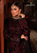 Load image into Gallery viewer, Buy ASIM JOFA | MAKHMAL - WEDDING VELVET Collection this New collection of ASIM JOFA WINTER LAWN COLLECTION 2023 from our website. We have various PAKISTANI DRESSES ONLINE IN UK, ASIM JOFA CHIFFON COLLECTION. Get your unstitched or customized PAKISATNI BOUTIQUE IN UK, USA, UAE, FRACE , QATAR, DUBAI from Lebaasonline 