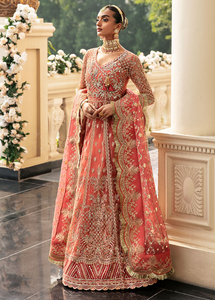 GULAAL | Embroidered Chiffon Pakistani designer dress is available @lebaasonline. The Pakistani Wedding dresses of Maria B, Gulaal can be customized for Bridal/party wear. Get express shipping in UK, USA, France, Germany for Asian Outfits USA. Maria B Sale online can be availed here!!