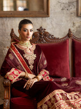 Load image into Gallery viewer, ZAINAB CHOTTANI VELVET COLLECTION &#39;24 Velvet salwar kameez UK, Embroidered Collection at our Pakistani Designer Dresses Online Boutique. Pakistani Clothes Online UK- SALE, Zainab Chottani Wedding Suits, Luxury Lawn &amp; Bridal Wear &amp; Ready Made Suits for Pakistani Party Wear UK on Discount Price