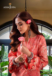 Asim Jofa | Luxury CAMBRIC 3 PCS '24 | AJFILE-07