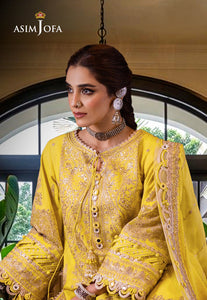 Asim Jofa | Luxury CAMBRIC 3 PCS '24 | AJFILE-29