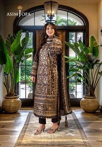 Asim Jofa | Luxury CAMBRIC 3 PCS '24 | AJFILE-04