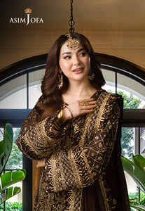 Asim Jofa | Luxury CAMBRIC 3 PCS '24 | AJFILE-04