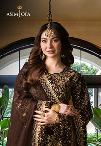 Asim Jofa | Luxury CAMBRIC 3 PCS '24 | AJFILE-04