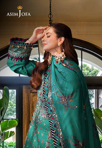 Asim Jofa | Luxury CAMBRIC 3 PCS '24 | AJFILE-20