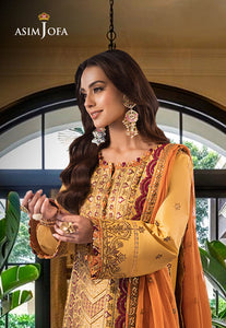 Asim Jofa | Luxury CAMBRIC 3 PCS '24 | AJFILE-19