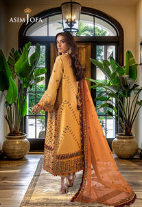 Asim Jofa | Luxury CAMBRIC 3 PCS '24 | AJFILE-19