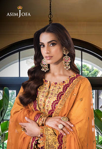 Asim Jofa | Luxury CAMBRIC 3 PCS '24 | AJFILE-19