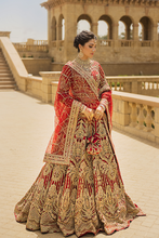 Load image into Gallery viewer, Buy Erum Khan | JAHAN VOL II LUXURY EMBROIDERED  WEDDING COLLECTION 2023 from our website. We have various PAKISTANI DRESSES ONLINE IN UK. Get your unstitched or customized PAKISATNI BOUTIQUE IN UK, USA, FRACE , QATAR, DUBAI from Lebaasonline @ SALE