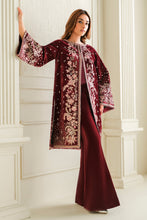 Load image into Gallery viewer, Baroque Embroidered Velvet Collection UF-743