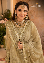 Load image into Gallery viewer, Buy ASIM JOFA | KHWAB-E-NAUBAHAR Collection this New collection of ASIM JOFA WINTER LAWN COLLECTION 2023 from our website. We have various PAKISTANI DRESSES ONLINE IN UK, ASIM JOFA CHIFFON COLLECTION. Get your unstitched or customized PAKISATNI BOUTIQUE IN UK, USA, UAE, FRACE , QATAR, DUBAI from Lebaasonline @ sale