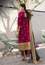 Load image into Gallery viewer, Buy ASIM JOFA | MERA HASEEN JORA - RTW Collection this New collection of ASIM JOFA WINTER LAWN COLLECTION 2023 from our website. We have various PAKISTANI DRESSES ONLINE IN UK, ASIM JOFA CHIFFON COLLECTION. Get your unstitched or customized PAKISATNI BOUTIQUE IN UK, USA, UAE, FRACE , QATAR, DUBAI from Lebaasonline @ sale