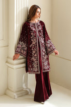 Load image into Gallery viewer, Baroque Embroidered Velvet Collection UF-743