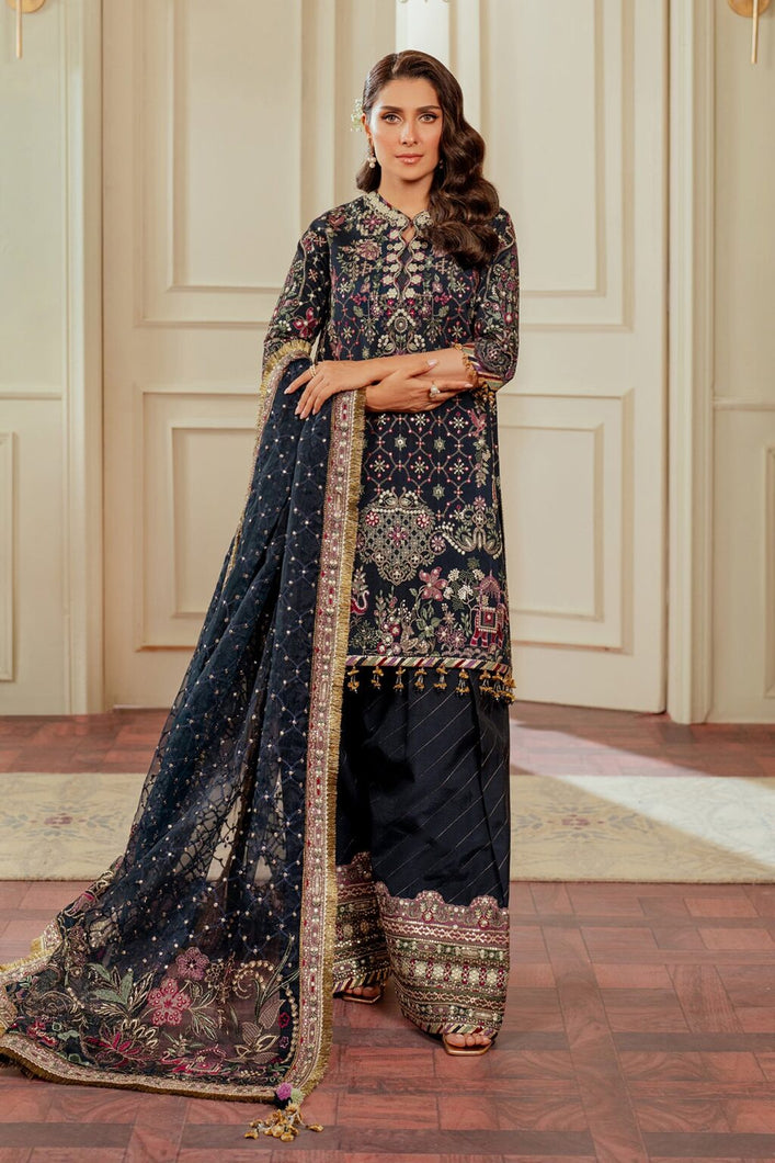 Buy Baroque Chantelle '24 Vol 2 Slik from Lebaasonline Pakistani Clothes Stockist in UK @ best price- SALE ! Shop Baroque Chantelle ‘24, Baroque PK Summer Suits, Pakistani Clothes Online UK for Wedding, Party & Bridal Wear. Indian & Pakistani Summer Dresses by BAROQUE in the UK & USA at LebaasOnline.