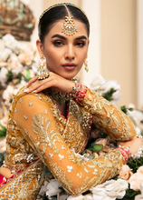 Load image into Gallery viewer, GULAAL | Embroidered Chiffon Pakistani designer dress is available @lebaasonline. The Pakistani Wedding dresses of Maria B, Gulaal can be customized for Bridal/party wear. Get express shipping in UK, USA, France, Germany for Asian Outfits USA. Maria B Sale online can be availed here!!