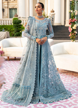 Load image into Gallery viewer, GULAAL | Embroidered Chiffon Pakistani designer dress is available @lebaasonline. The Pakistani Wedding dresses of Maria B, Gulaal can be customized for Bridal/party wear. Get express shipping in UK, USA, France, Germany for Asian Outfits USA. Maria B Sale online can be availed here!!