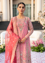 Load image into Gallery viewer, GULAAL | Embroidered Chiffon Pakistani designer dress is available @lebaasonline. The Pakistani Wedding dresses of Maria B, Gulaal can be customized for Bridal/party wear. Get express shipping in UK, USA, France, Germany for Asian Outfits USA. Maria B Sale online can be availed here!!