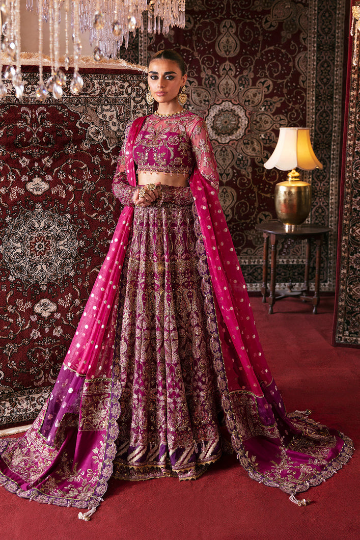 AFROZEH | Hayat. This Pakistani Bridal dresses online in USA of Afrozeh La Fuchsia Collection is available our official website. We, the largest stockists of Afrozeh La Fuchsia Maria B Wedding dresses USA Get Wedding dress in USA UK, France from Lebaasonline.