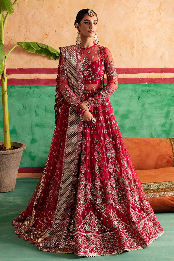 AFROZEH | Shehnai Wedding Formals'23. This Pakistani Bridal dresses online in USA of Afrozeh La Fuchsia Collection is available our official website. We, the largest stockists of Afrozeh La Fuchsia Maria B Wedding dresses USA Get Wedding dress in USA UK, France from Lebaasonline.