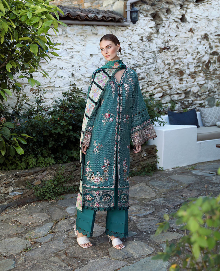 Buy Republic Womenswear | IYLIN Summer Lawn '24 | FLEUR (D2-B) wear for the Pakistani look. The heavy embroidery salwar kameez, Designer designs of Republic women's wear, Maria B, Asim Jofa, Crimson are available in our Pakistani designer boutique. Get Velvet suits in UK USA, UAE, France from Lebaasonline @ Sale Prize.