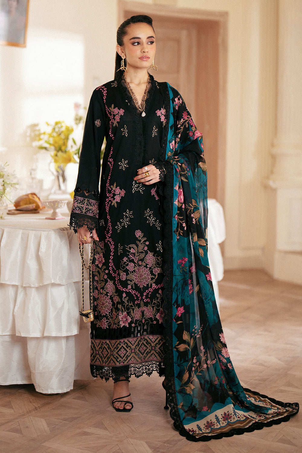 Buy NUREH MAYA LAWN COLLECTION 2024 | MAYA lawn Dress from our website for this Summer. This year make your wardrobe filled with elegant Eid collection We have Maria B, Nureh Eid collection, Imrozia chiffon collection unstitched and customization done. Buy Nureh Eid collection '24 in USA, UK from lebaasonline