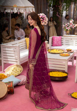 Load image into Gallery viewer, Buy ASIM JOFA LIMITED EDITION | AJMJ 09 exclusive chiffon collection of ASIM JOFA WEDDING COLLECTION 2024 from our website. We have various PAKISTANI DRESSES ONLINE IN UK, ASIM JOFA CHIFFON COLLECTION 2024. Get your unstitched or customized PAKISATNI BOUTIQUE IN UK, USA, from Lebaasonline at SALE!